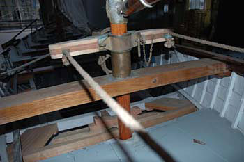 Tiller and Mizzen Mast
